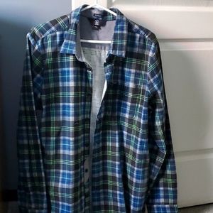 Volcom flannel long sleeved size XL shirt